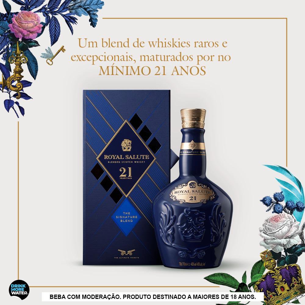 Whisky Royal Salute 21 Anos The Signature Blend Escocês 700 Ml